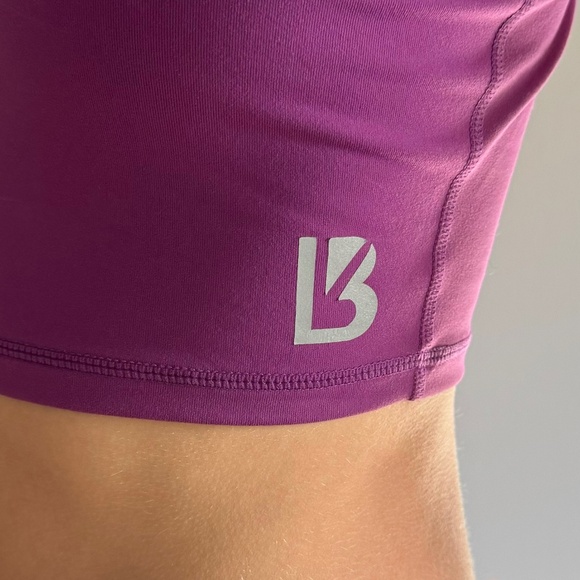 BuffBunny Purple Cropped Tank - Picture 2 of 6